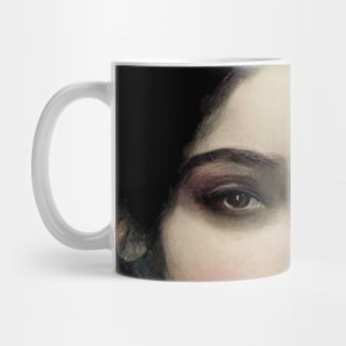 Goth Woman Watercolor Mug